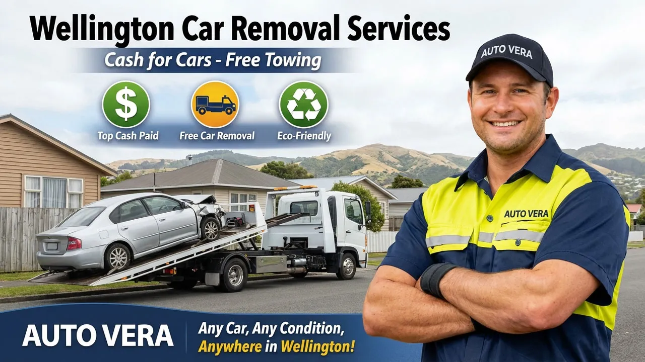 Cash for Cars Wellington - Free car removal and instant cash offers with professional tow truck service by Auto Vera
