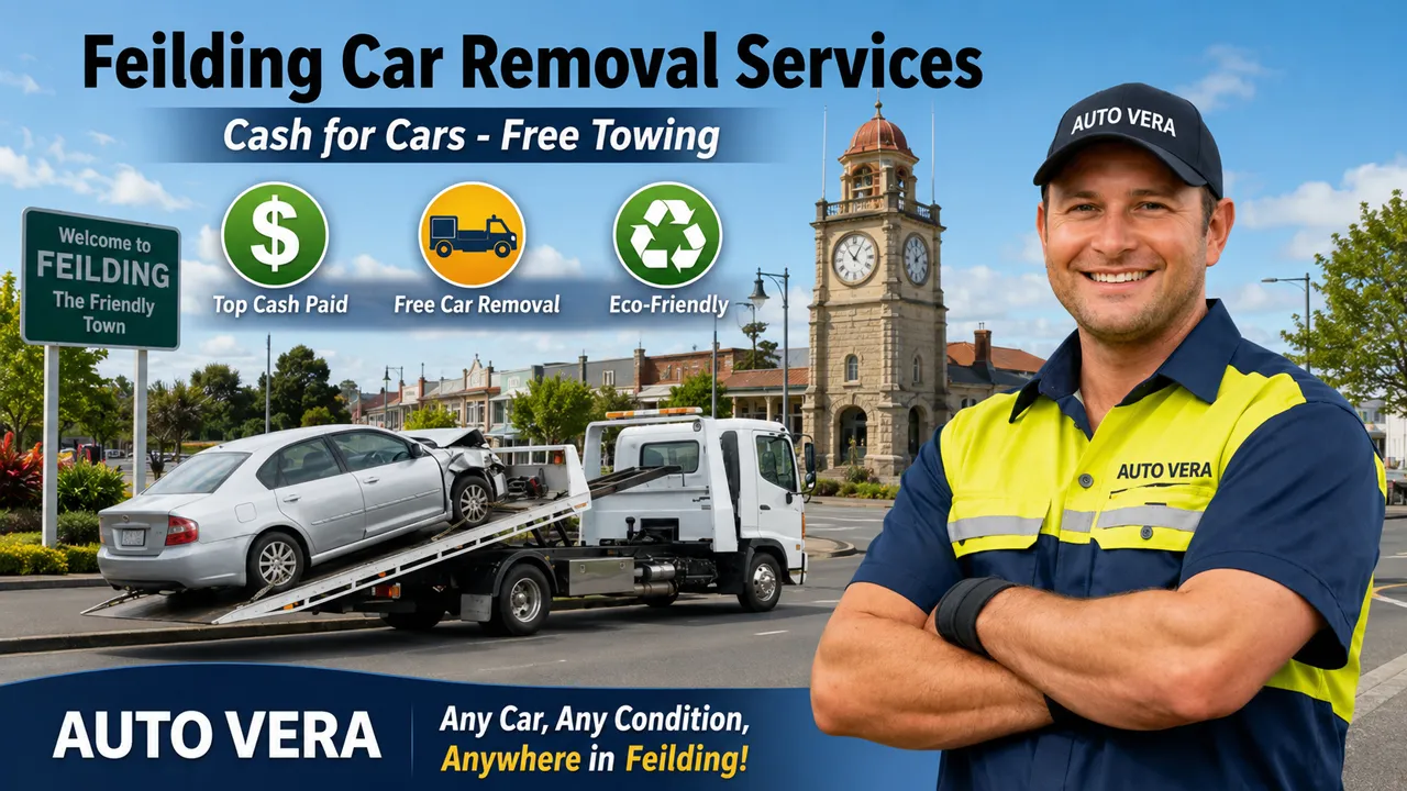 Cash for Cars Feilding - Free car removal and instant cash offers by Auto Vera in Feilding