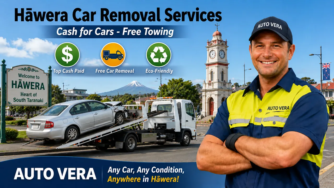 Cash for Cars Hāwera - Free car removal and instant cash offers by Auto Vera in Taranaki