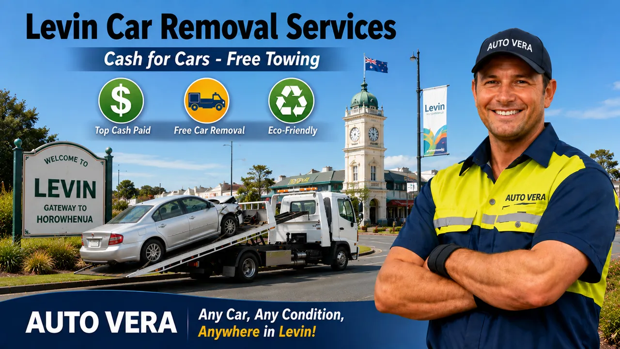 Cash for Cars Levin - Free car removal and scrap car removal by Auto Vera in Horowhenua
