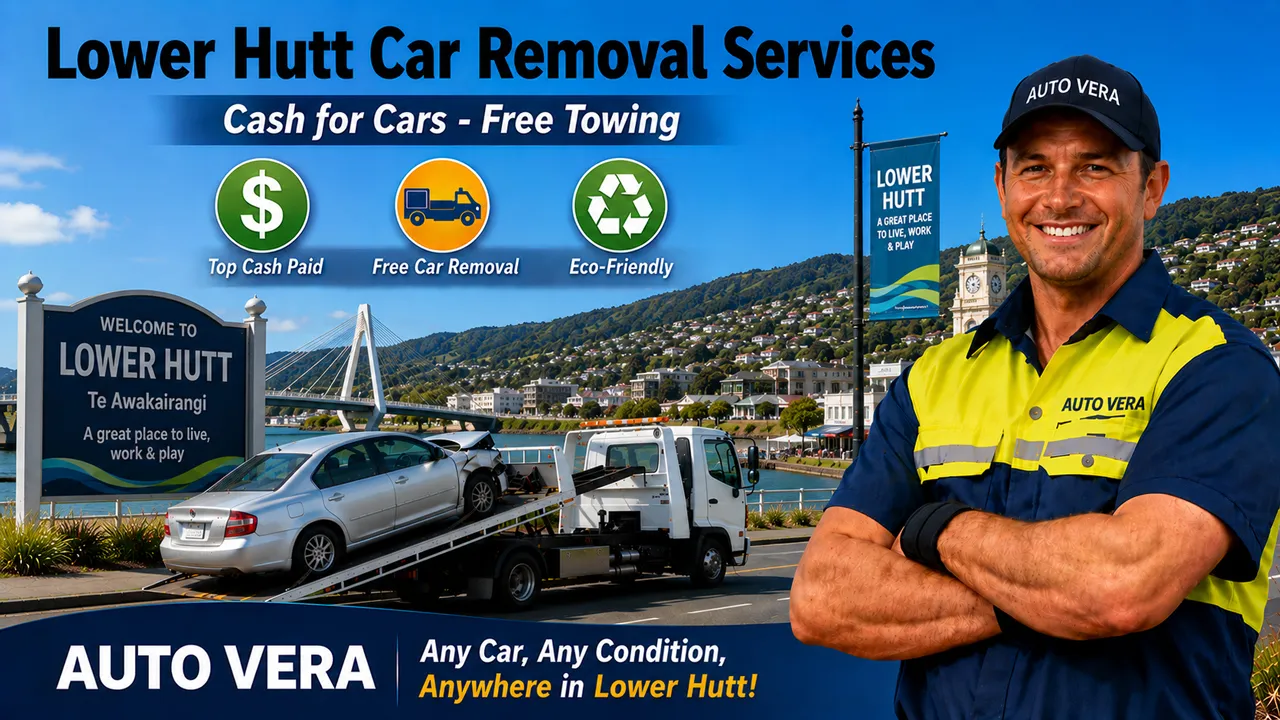 Cash for Cars Lower Hutt - Free car removal and scrap car removal by Auto Vera in Hutt Valley