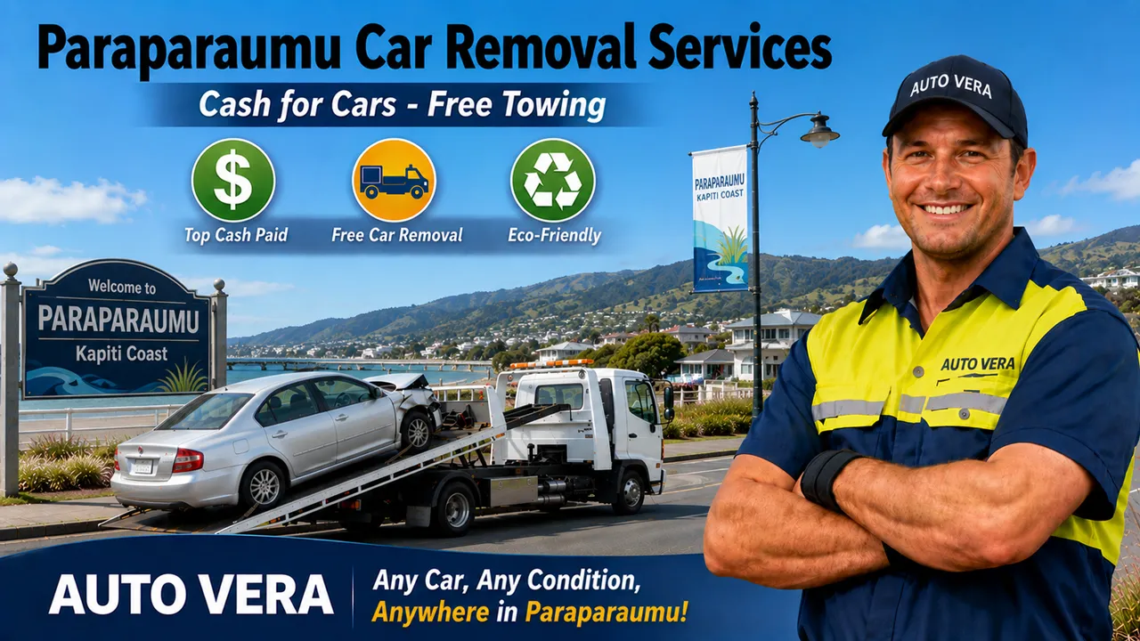 Cash for Cars Paraparaumu - Free car removal and scrap car removal by Auto Vera in Kāpiti Coast