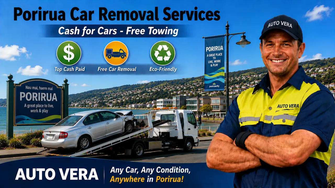 Cash for Cars Porirua - Free car removal and scrap car removal by Auto Vera in Porirua