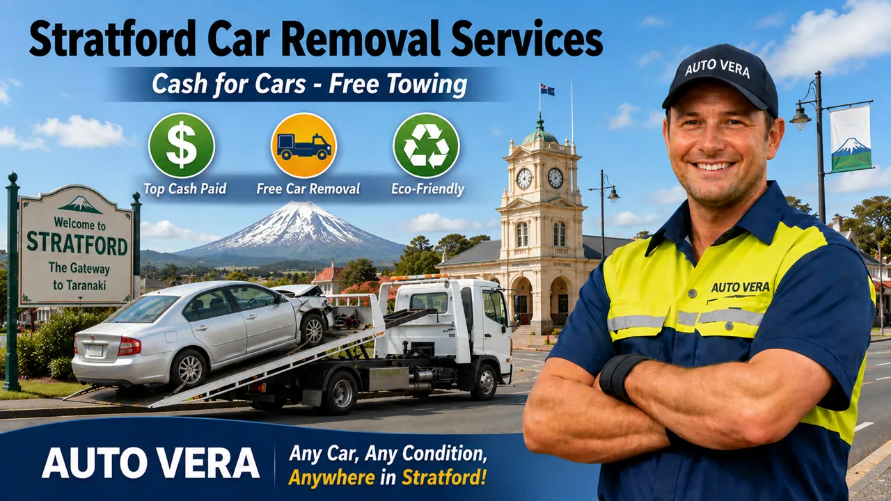 Cash for Cars Stratford - Free car removal and instant cash offers by Auto Vera in Taranaki